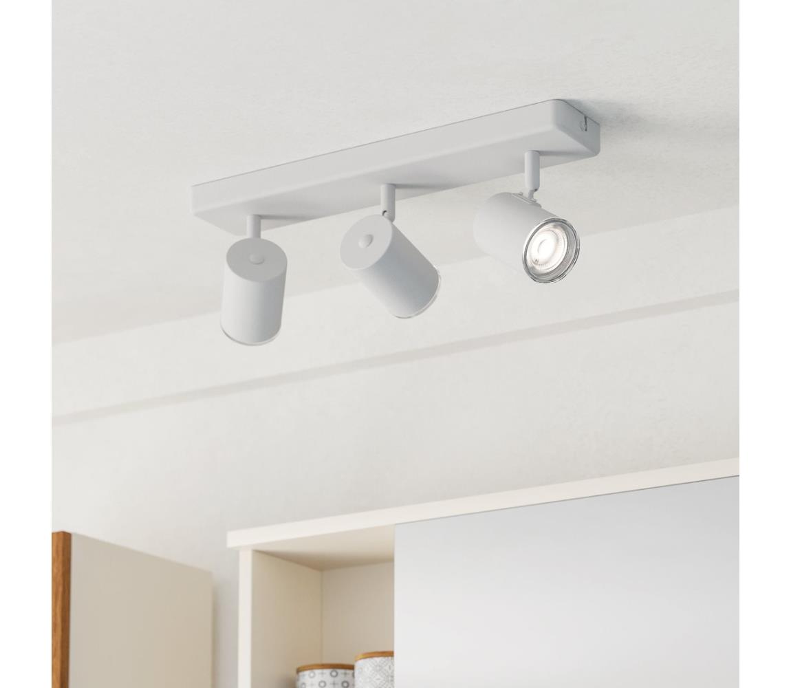 Eglo 901963 - Kúpeľňové bodové svietidlo CONSUMA 3xGU10/5W/230V IP44 biele 901963