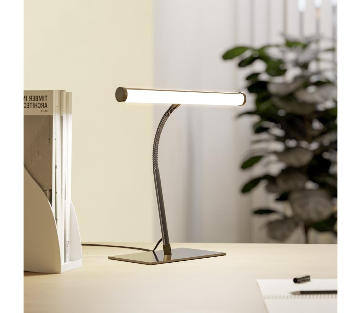 Eglo 901981 - stmievateľná LED stolná lampa RICCIONE LED/5W/230V 2700/4000/6500K chróm 901981