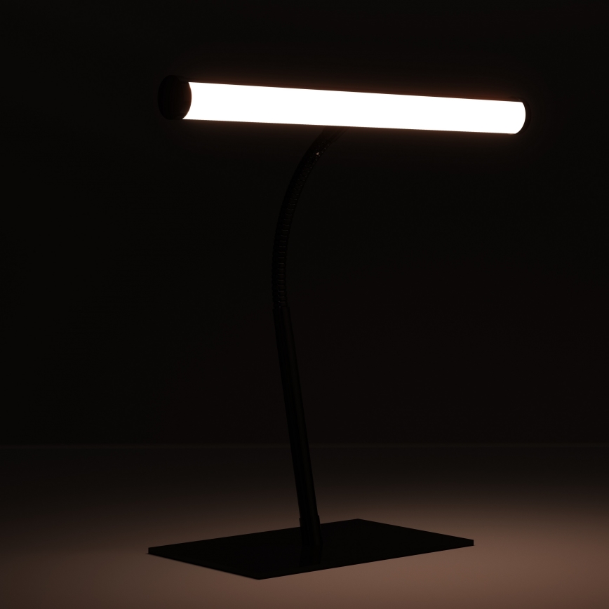 Eglo - LED stmievateľná dotyková stolná lampa LED/5W/230V 2700/4000/6500K čierny chróm