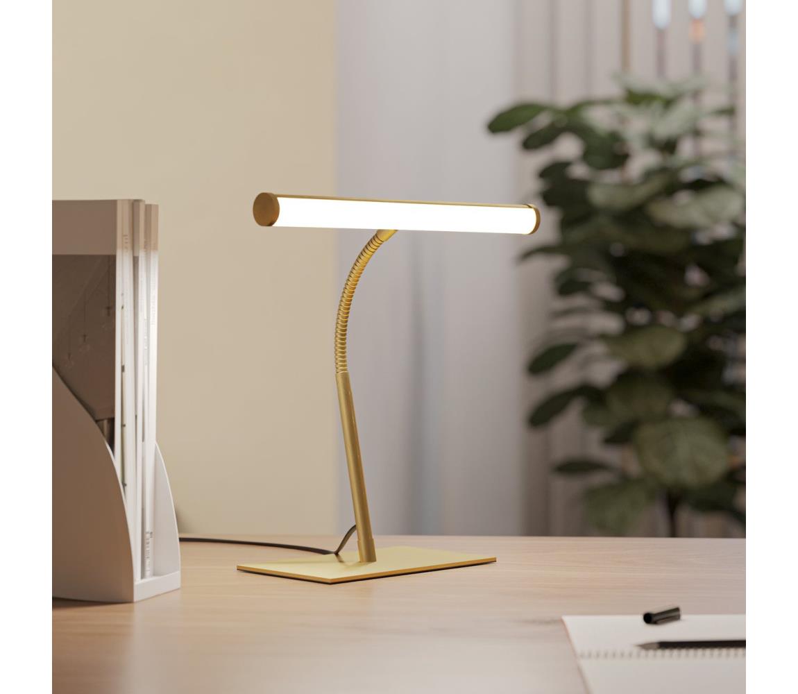 Eglo 901983 - LED stmievateľná stolná lampa RICCIONE LED/5W/230V 2700/4000/6500K zlatá 901983