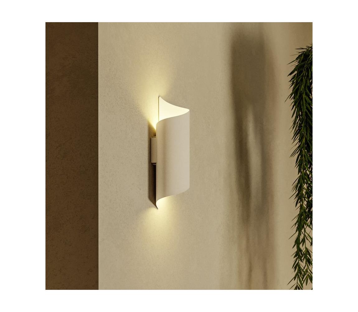 Eglo 902024 - LED vonkajšie nástenné svietidlo MONTARELLO 2xLED/4W/230V IP44 biela 902024