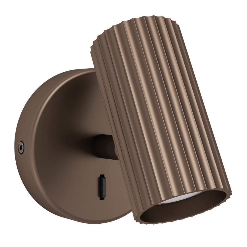 Eglo - Nástenné bodové svietidlo 1xGU10/5W/230V hnedá