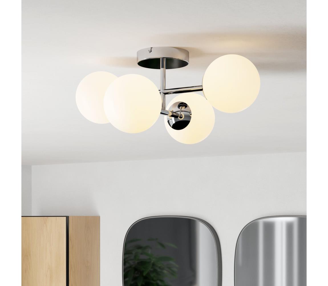 Eglo 902098 - LED kúpeľňové prisadené stropné svietidlo CASTROVIDO 4×G9/4,2 W/230 V IP44 chróm 902098