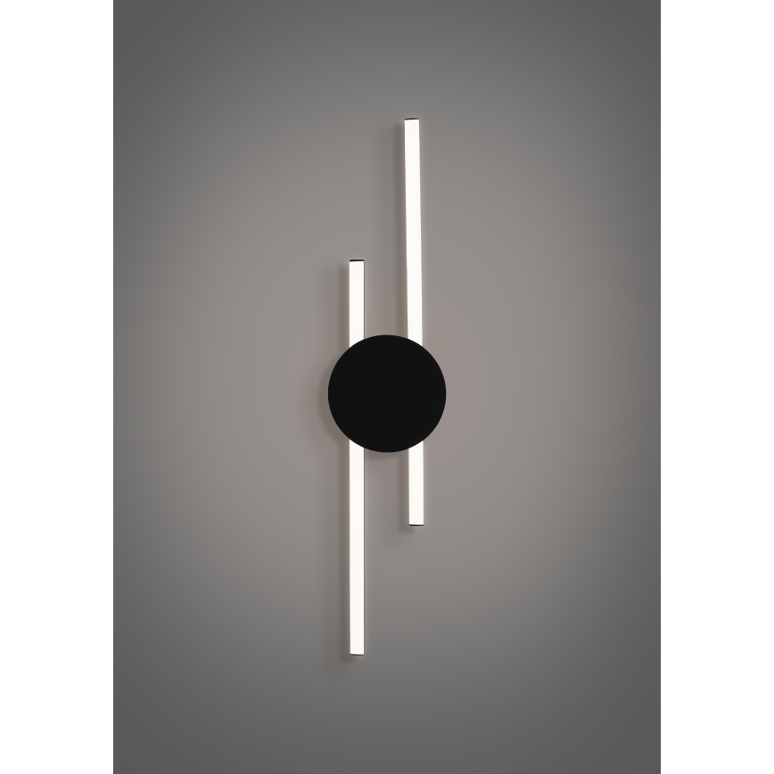 Eglo - LED nástenné svietidlo LED/20W/230V + LED/0,91W čierna