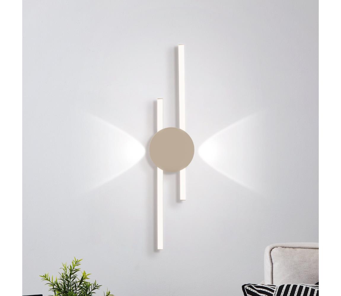 Eglo 902126 - LED nástenné svietidlo CELLO LED/20W/230V + LED/0,91W béžové 902126