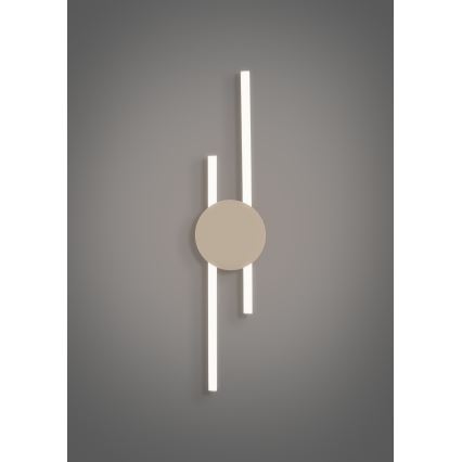 Eglo - LED nástenné svietidlo LED/20W/230V + LED/0,91W béžové