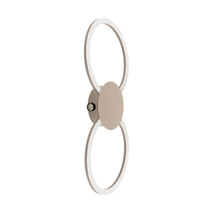 Eglo - LED nástenné svietidlo LED/20W/230V + LED/0,91W béžové