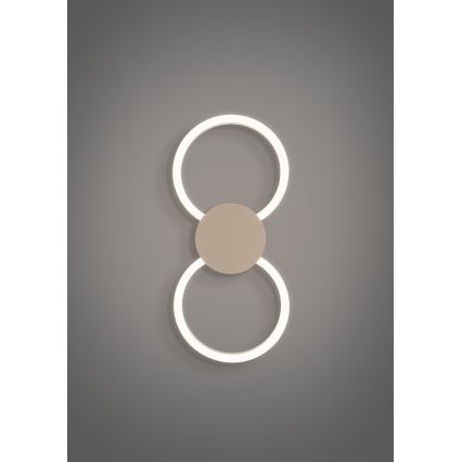 Eglo - LED nástenné svietidlo LED/20W/230V + LED/0,91W béžové