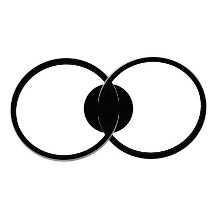 Eglo - LED stropné svietidlo LED/12W/230V 2700/4000/6500K čierna