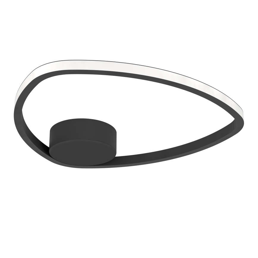 Eglo - LED stropné svietidlo LED/9,7W/230V, priemer 37,5 cm, čierne