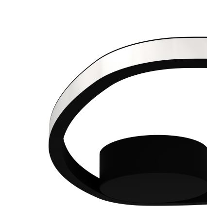 Eglo - LED stropné svietidlo LED/9,7W/230V, priemer 37,5 cm, čierne