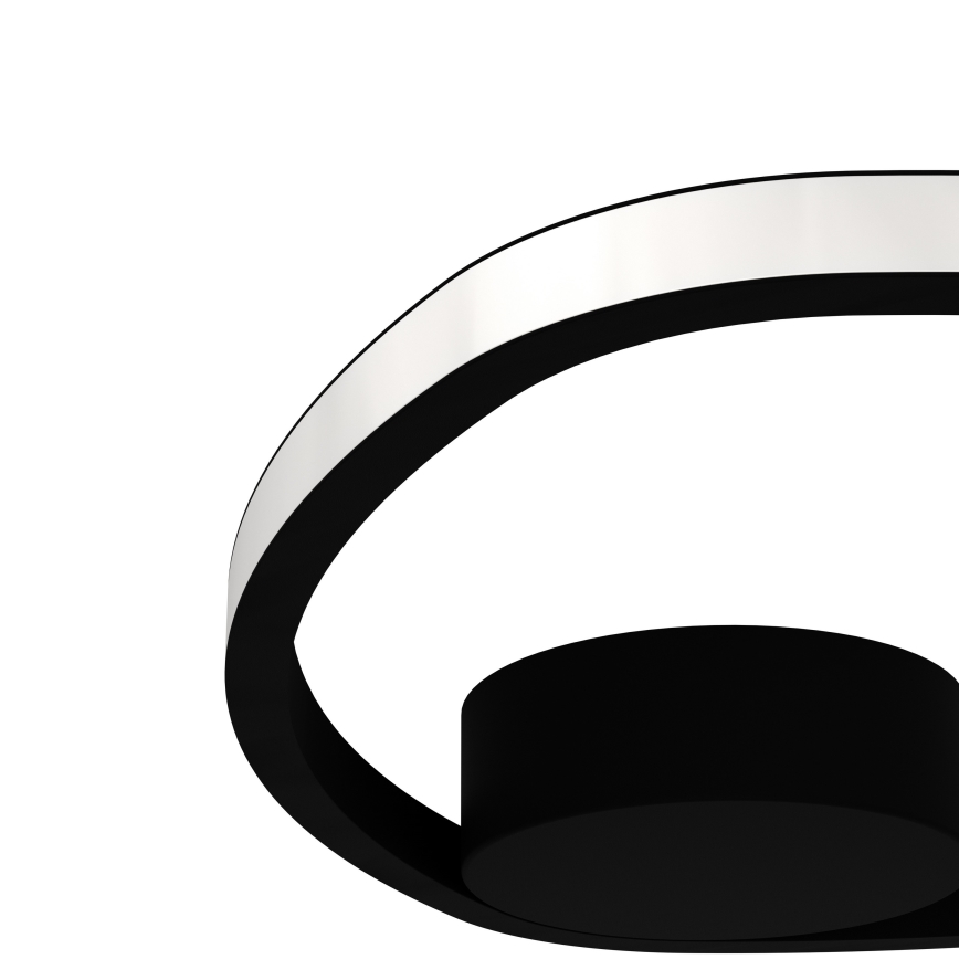 Eglo - LED stropné svietidlo LED/9,7W/230V, priemer 37,5 cm, čierne