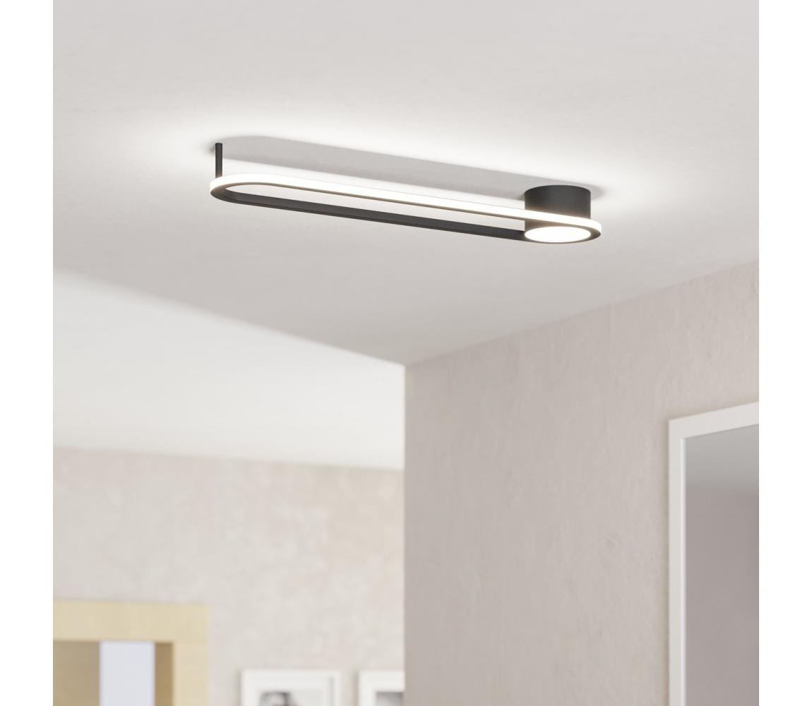 Eglo 902151-LED Stropné svietidlo COLLECORVINO LED/24W/230V 2700/4000/6500K čierna 902151