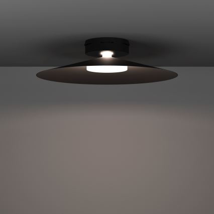 Eglo - RGBW LED stmievateľné stropné svietidlo LED/15,5W/230V 2700-6500K pr. 45 cm čierne