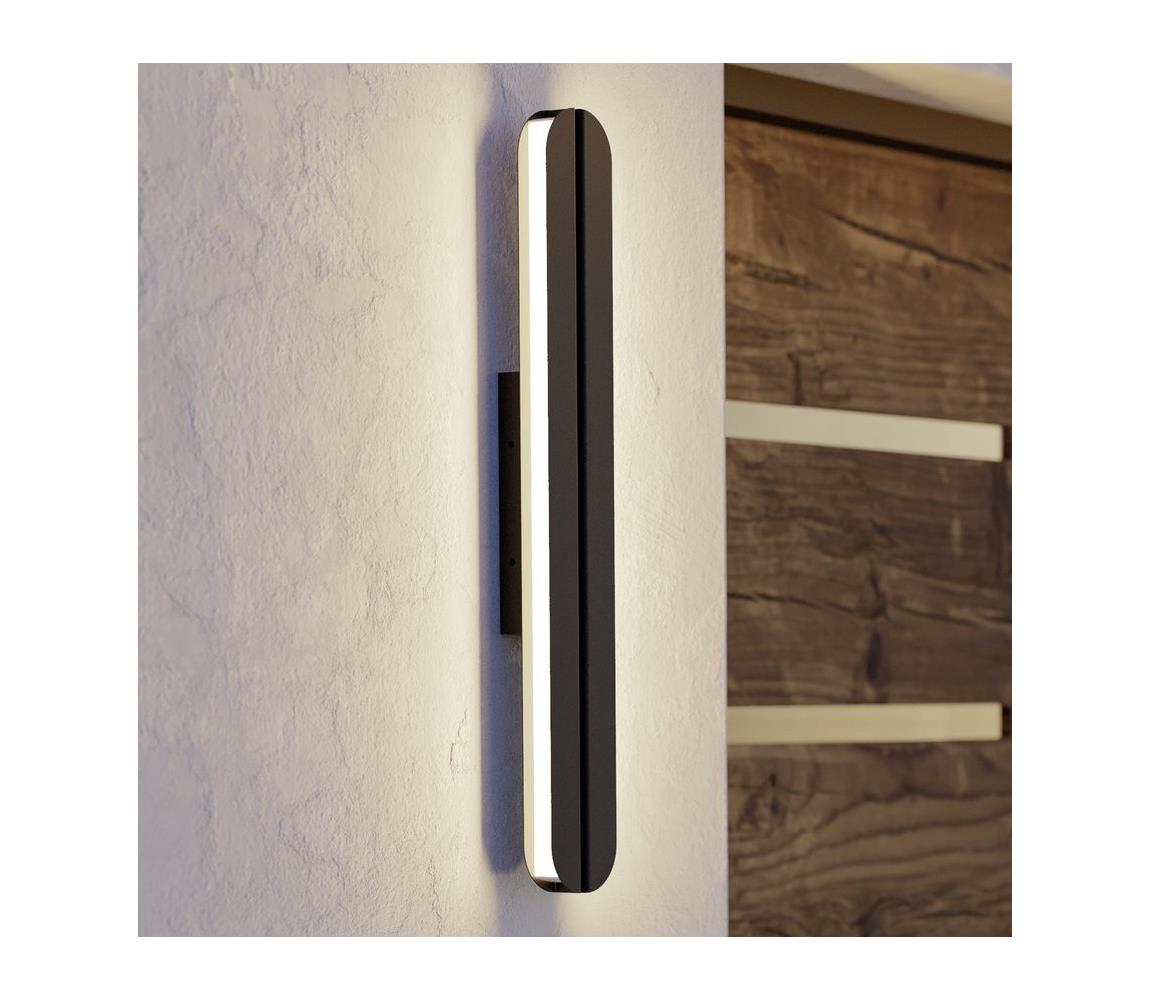 Eglo 902221 - LED Vonkajšie nástenné svietidlo VASCELLA LED/10,5W/230V IP44 čierne 902221