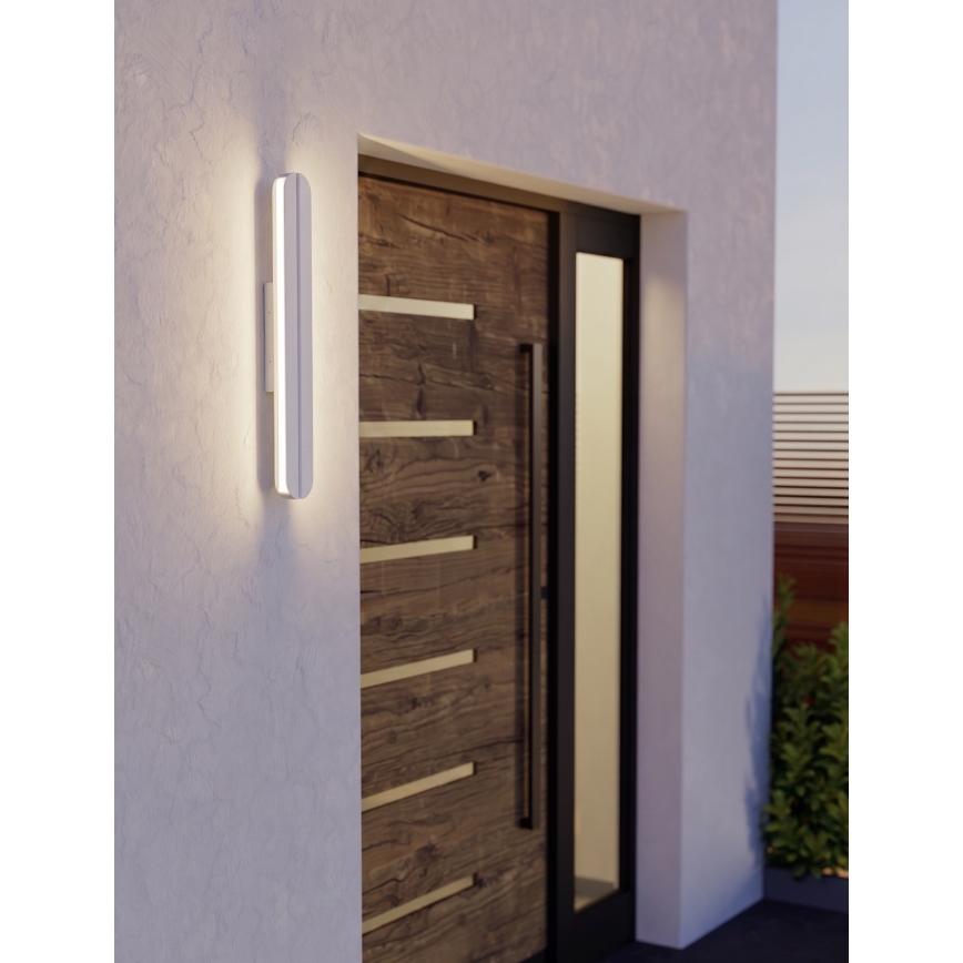 Eglo - LED Vonkajšie nástenné svietidlo LED/10,5W/230V IP44 2700/4000/6500K biela