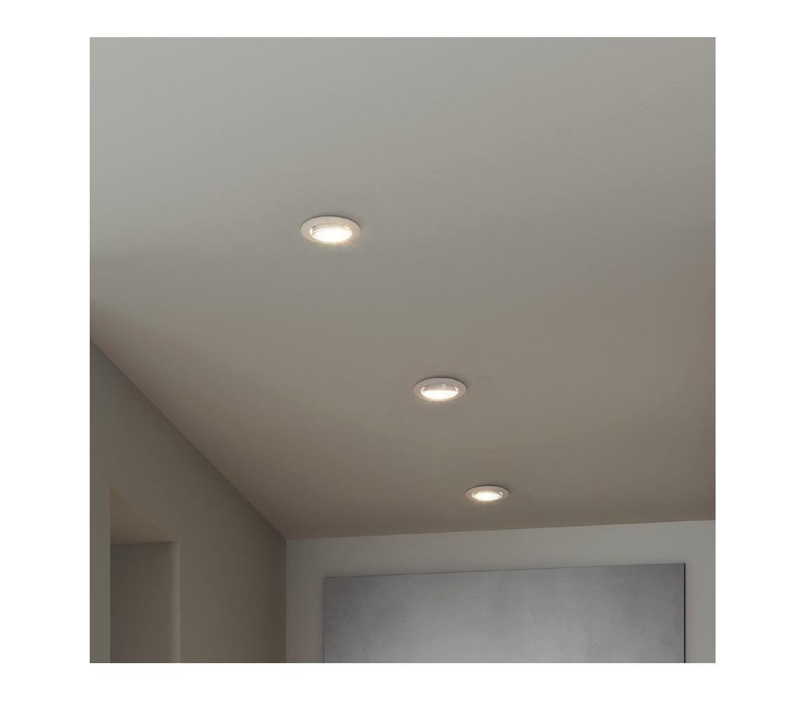 Eglo 902242 - SADA 3x LED podhľadové bodové svietidlo BARRANCO 1xGU10/4,5W/230V biela 902242