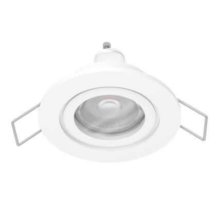 Eglo - LED zapustené bodové svietidlo do kúpeľne 1xGU10/4,5W/230V IP44 biele