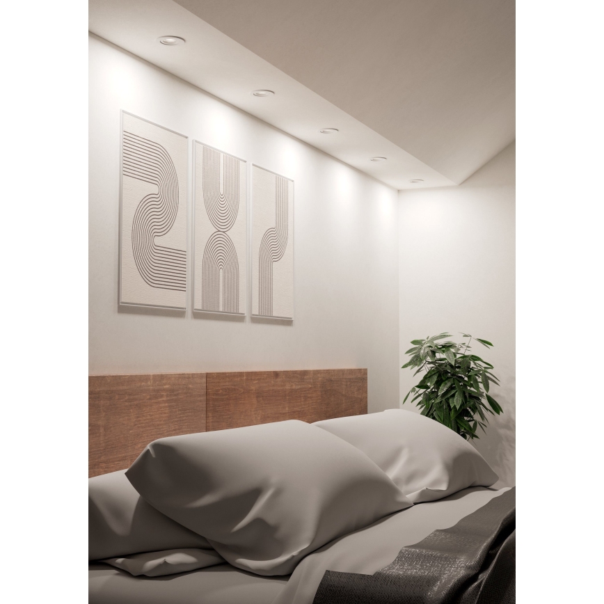 Eglo - LED zapustené bodové svietidlo LED/4,8W/230V 2700/4000/6500K biela