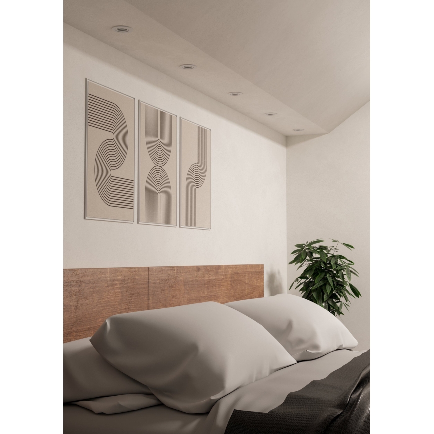 Eglo - LED zapustené bodové svietidlo LED/4,8W/230V 2700/4000/6500K biela