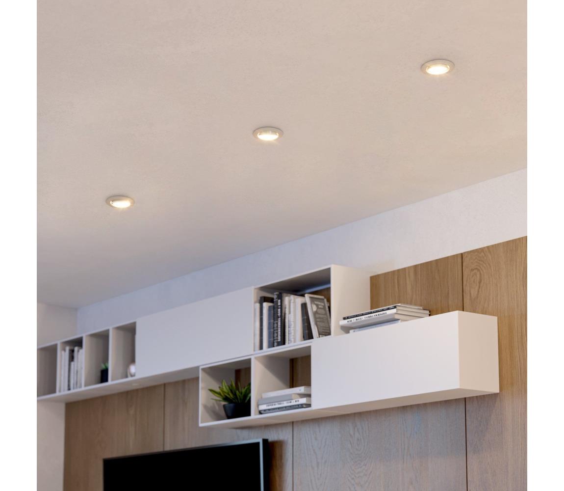 Eglo 902262 - SADA 3x LED zapustených bodových svietidiel BARRANCO LED/4,8W/230V biela 902262