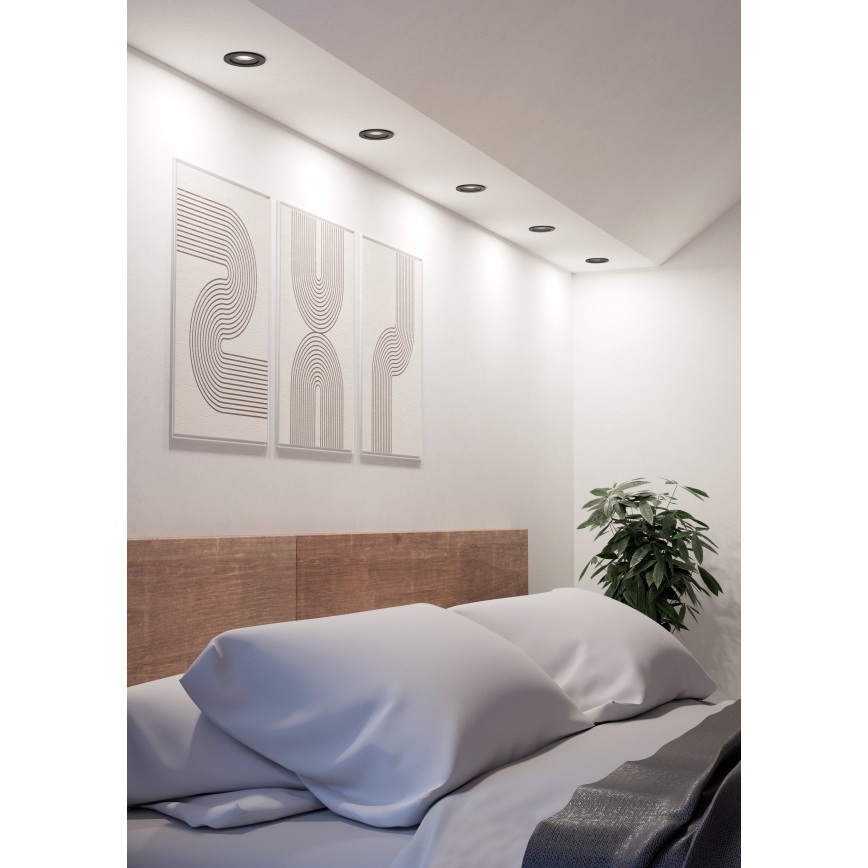 Eglo - LED podhľadové bodové svietidlo LED/4,8W/230V 2700/4000/6500K čierne