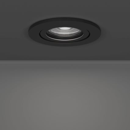 Eglo - SADA 3x LED zapustené stropné bodové svietidlo LED/4,8W/230V 2700/4000/6500K čierna