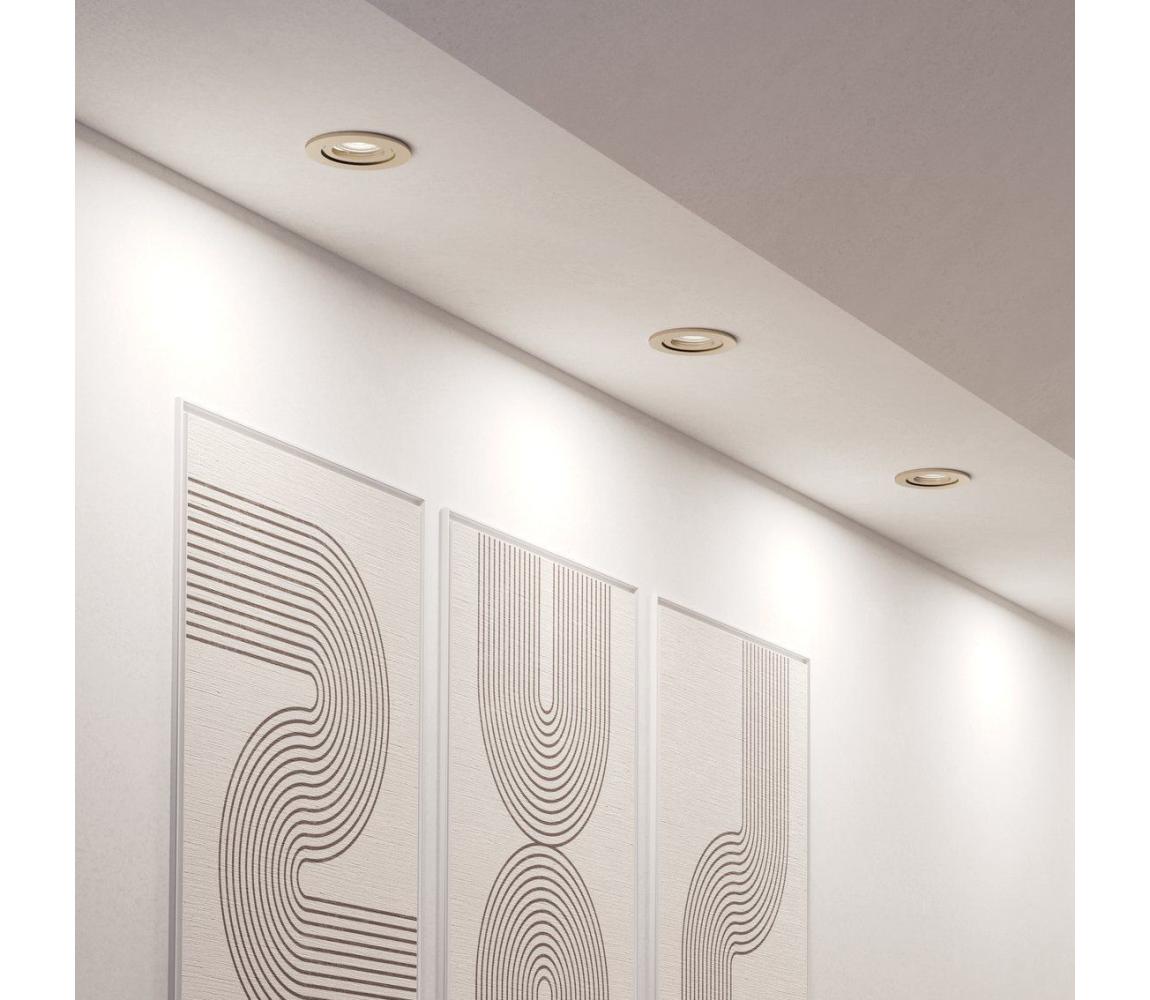 Eglo 902268 -SADA 3x LED zapustené bodové svietidlo BARRANCO LED/4,8W/230V chróm 902268