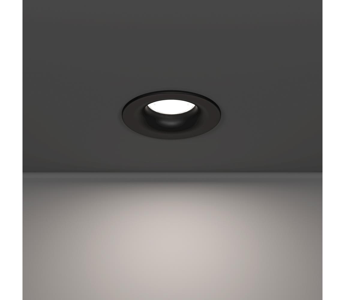 Eglo 902273 - LED kúpeľňové podhľadové svietidlo SALABATE LED/4,9W/230V pr. 8,8 cm IP65 čierne 902273