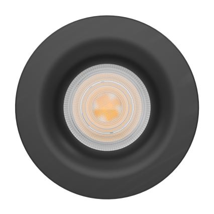 Eglo - LED Kúpeľňové podhľadové svietidlo LED/4,9W/230V 2700/4000/6500K priem. 8,8 cm IP65 čierna