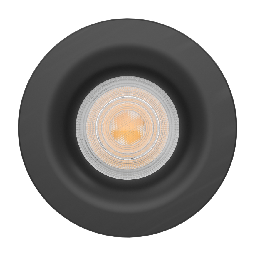 Eglo - LED Kúpeľňové podhľadové svietidlo LED/4,9W/230V 2700/4000/6500K priem. 8,8 cm IP65 čierna