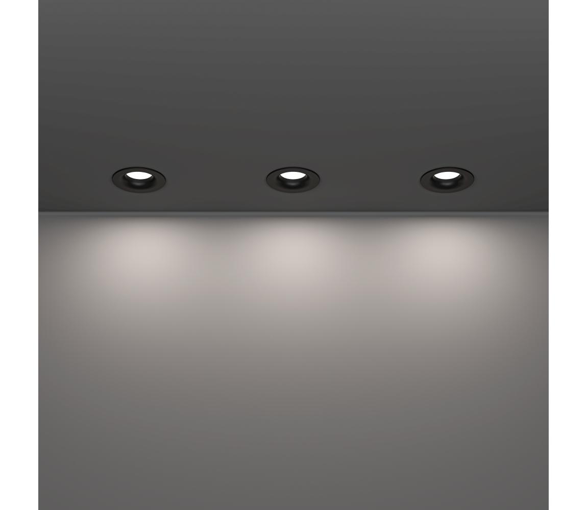 Eglo 902274-SADA 3xLED Kúpeľňové podhľadové svietidlo SALABATE LED/4,9W/230V pr.8,8cm IP65 čierna 902274