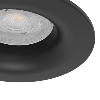 Eglo - Sada 3x LED zapustených stropných svietidiel do kúpeľne LED/4,9W/230V 2700/4000/6500K priemer 8,8 cm IP65 čierna