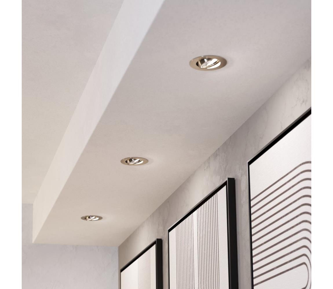 Eglo 902282-SADA 3xLED stmievateľné podhľadové svietidlo SALICETO LED/6,4W/230V pr.8,8cm chróm 902282