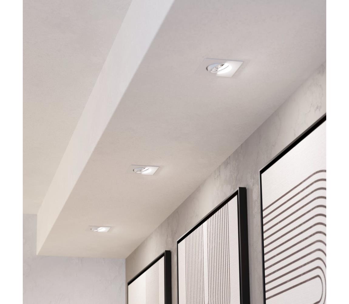 Eglo 902283-SADA 3xLED stmievateľné podhľadové svietidlo SALICETO LED/4,8W/230V 8,8x8,8cm biela 902283