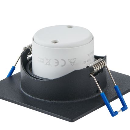 Eglo - SADA 3x stmievateľné podhľadové LED svietidlá LED/6,4W/230V 8,8x8,8 cm čierne