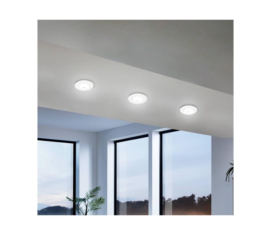 Eglo 902286 - Sada 3xLED RGBW stmievateľné podhľadové svietidlá SALICETO-Z LED/4,7W/230V biela 902286