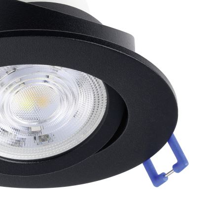 Eglo - SADA 3x LED RGBW Stmievateľné zapustené stropné svietidlo LED/4,7W/230V 2700-6500K čierna