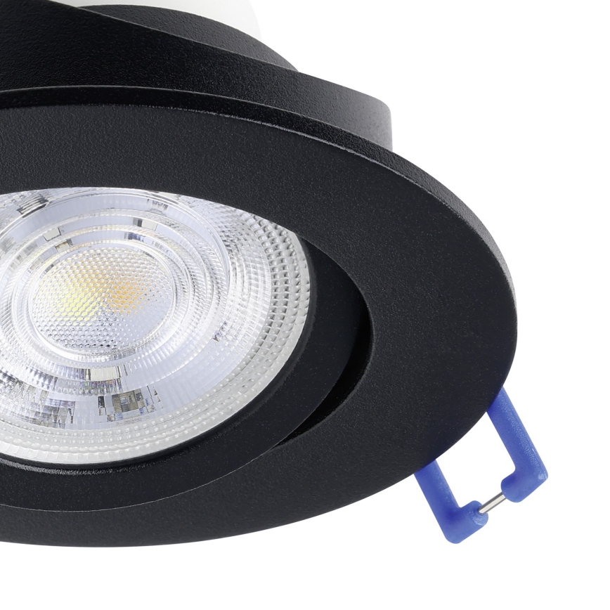 Eglo - SADA 3x LED RGBW Stmievateľné zapustené stropné svietidlo LED/4,7W/230V 2700-6500K čierna