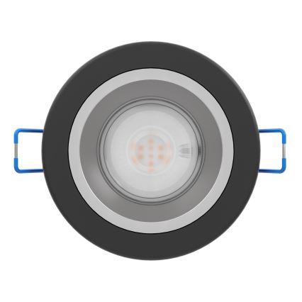 Eglo - LED Stmievateľné kúpeľňové podhľadové svietidlo LED/4,8W/230V 2700/4000/6500K IP44 čierne