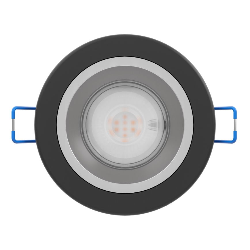 Eglo - LED Stmievateľné kúpeľňové podhľadové svietidlo LED/4,8W/230V 2700/4000/6500K IP44 čierne