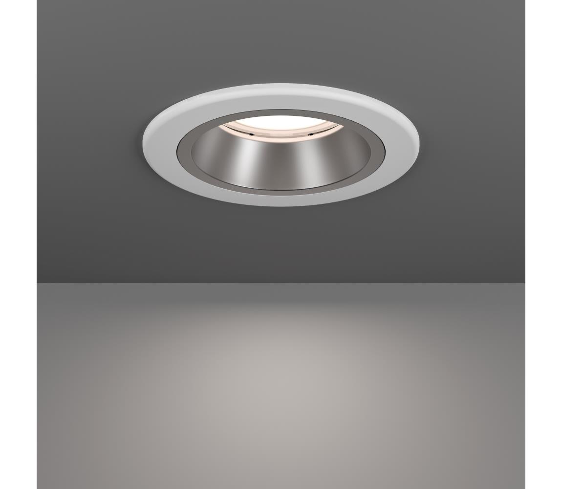 Eglo 902297 - LED stmievateľné kúpeľňové zapustené svietidlo YEBRA LED/4,8W/230V IP44 biela/zlatá 902297