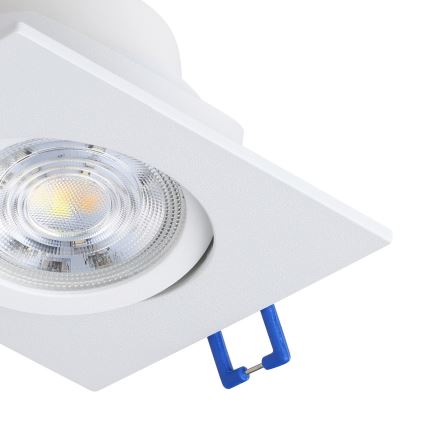 Eglo - SADA 3x LED Stmievateľné podhľadové svietidlo LED/6,4W/230V 8,8x8,8 cm biela