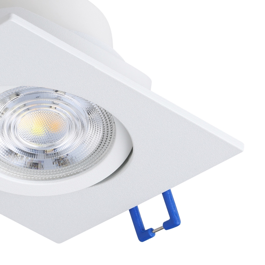 Eglo - SADA 3x LED Stmievateľné podhľadové svietidlo LED/6,4W/230V 8,8x8,8 cm biela