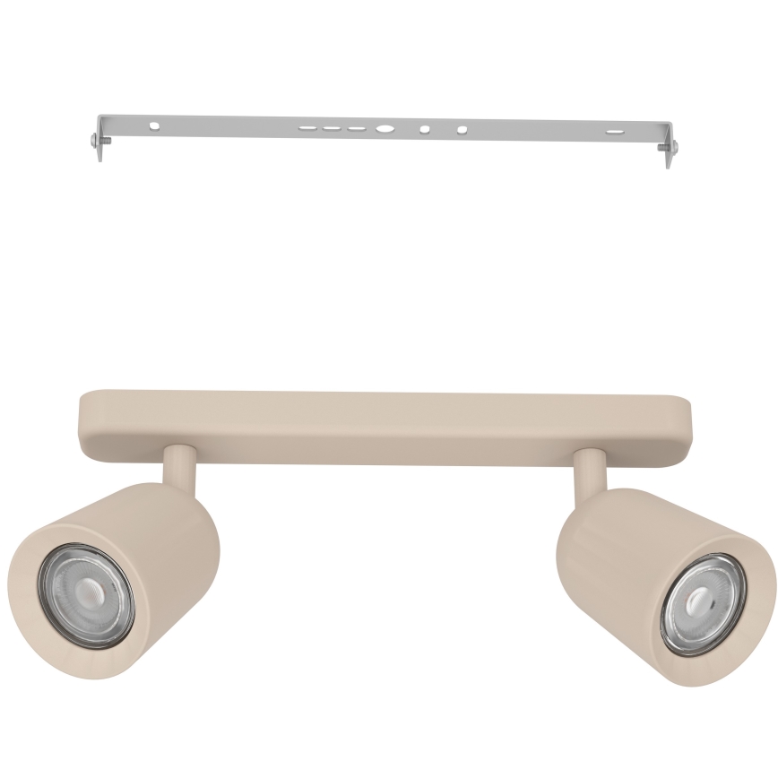 Eglo - Bodové svietidlo 2xGU10/10W/230V béžové