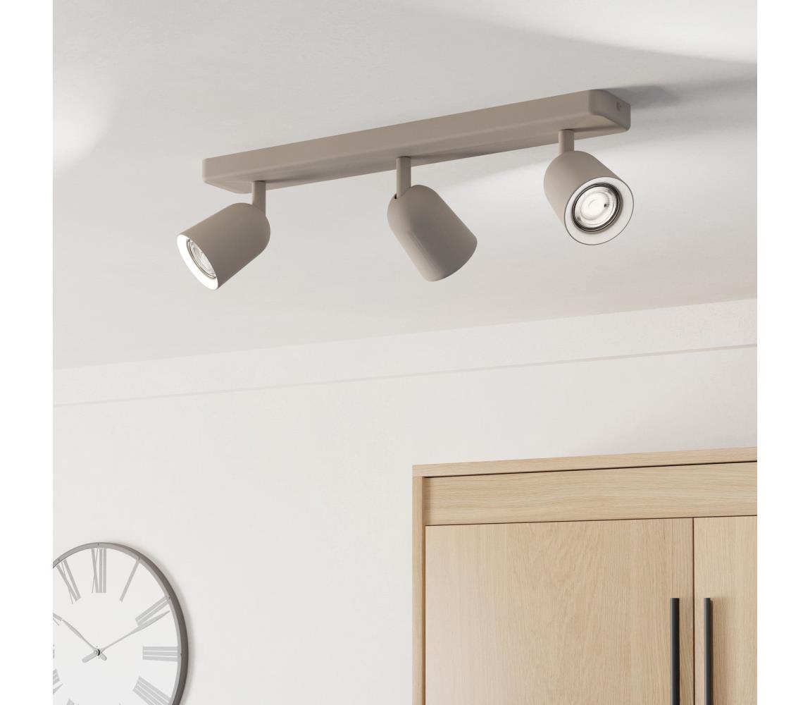 Eglo 902345 - Bodové svietidlo CAMALDOLI 3xGU10/10W/230V béžové 902345