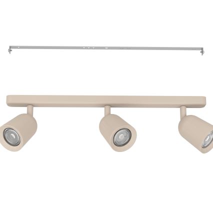Eglo - Bodové svietidlo 3xGU10/10W/230V béžová