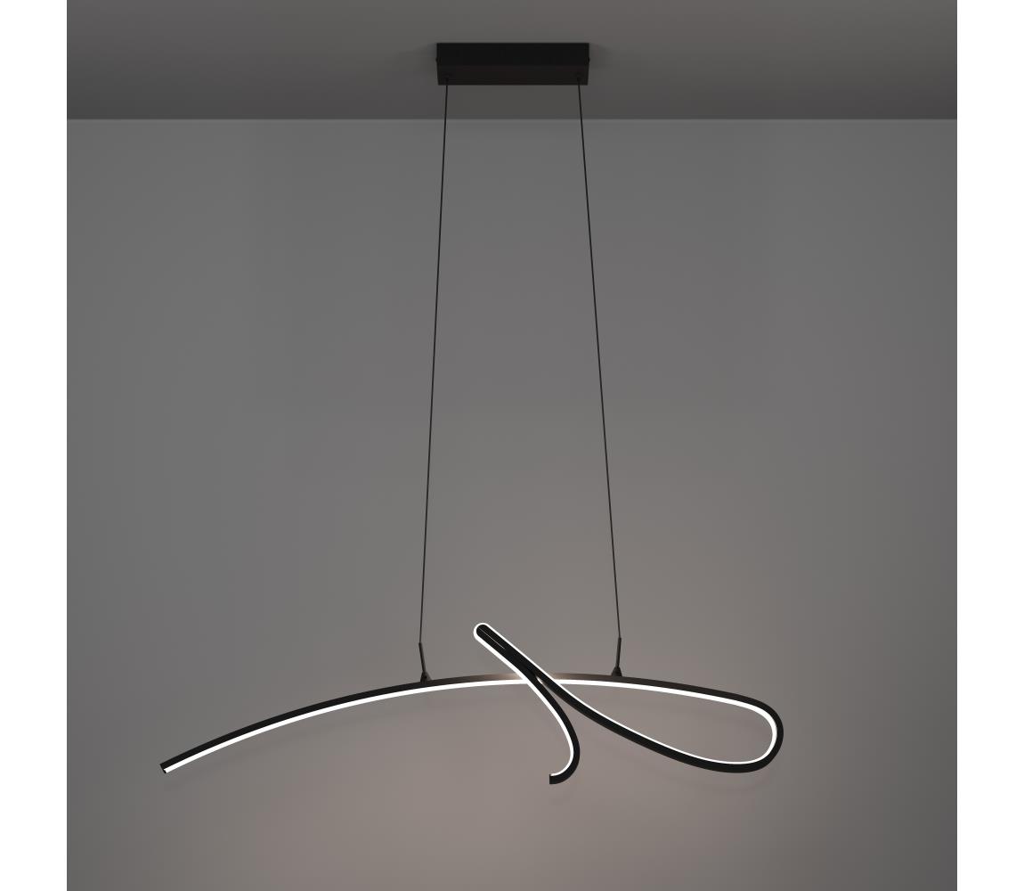 Eglo 902346 - Závesný LED luster CARDONCITO LED/20W/230V 2700/4000/6500K čierna 902346
