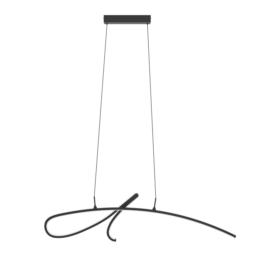 Eglo - LED luster na lanku, 20 W, 230 V, 2700/4000/6500 K, čierny