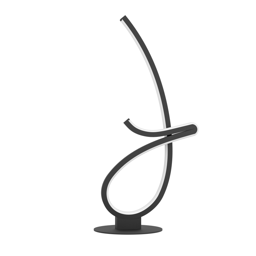 Eglo - LED stolná lampa LED/12W/230V 2700/4000/6500K čierna